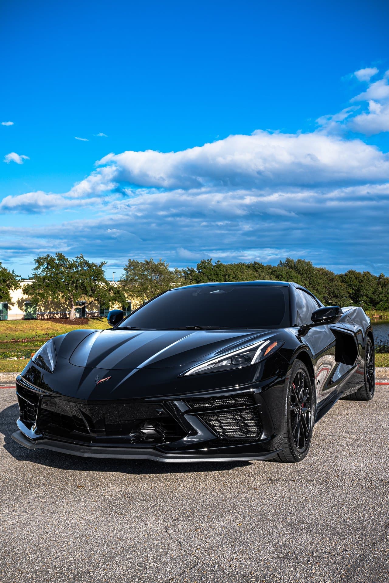 Black Chevrolet Corvette C8